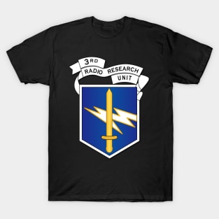 3rd Radio Research Unit Mobile Det  w VN SVC - Blue wo Txt T-Shirt